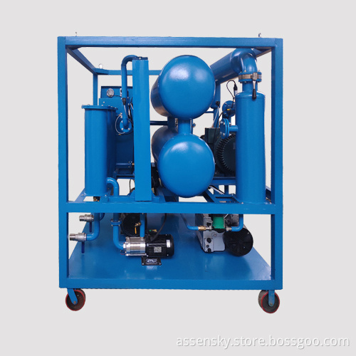 High Vacuum Transformer Oil Dehydration & Filtration Machine